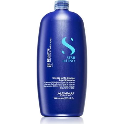 Alfaparf Milano Semi di Lino Brunette szampon tonujący szampon neutralizujący rude odcienie 1000 ml