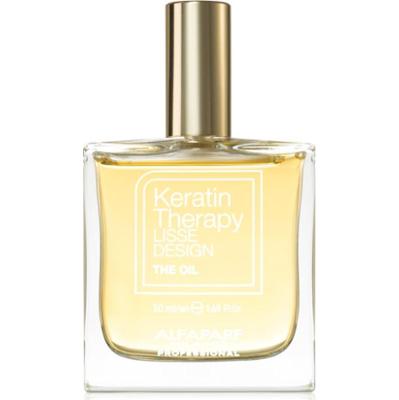 Alfaparf Milano Keratin Therapy Lisse Design olejek odżywczy do nabłyszczania i zmiękczania włosów 50 ml