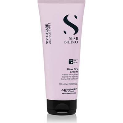 Alfaparf Milano Semi di Lino Style&Care Blow Dry Cream krem ochronny przyśpieszający suszenie włosów do wszystkich rodzajów włosów 200 ml
