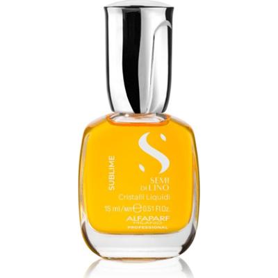 Alfaparf Milano Semi di Lino Sublime Cristalli olejek nawilżający do nabłyszczania i zmiękczania włosów 15 ml