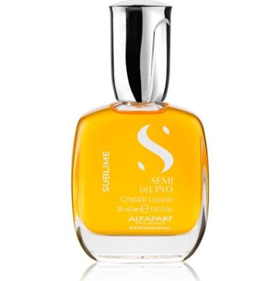 Alfaparf Milano Semi di Lino Sublime Cristalli olejek nawilżający do nabłyszczania i zmiękczania włosów 30 ml