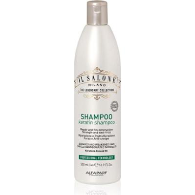 Alfaparf Milano Il Salone Milano Keratin szampon odbudowujący włosy do włosów zniszczonych 500 ml