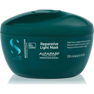 Alfaparf Milano Semi di Lino Reconstruction Reparative Light Mask maseczka regenerująca do włosów zniszczonych dla cienkich włosów 200 ml