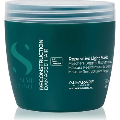 Alfaparf Milano Semi di Lino Reconstruction Reparative Light Mask maseczka regenerująca do włosów zniszczonych dla cienkich włosów 500 ml