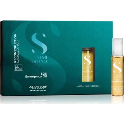 Alfaparf Milano Semi di Lino Reconstruction Reparative olejek pielęgnacyjny do wzmocnienia włosów 6x13 ml