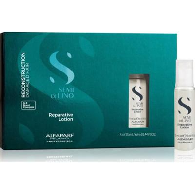 Alfaparf Milano Semi di Lino Reconstruction Reparative pielęgnacja regenerująca zniszczone włosy 6x13 ml