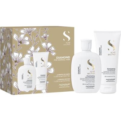 Alfaparf Milano Semi di Lino Diamond Kit zestaw do nabłyszczania i zmiękczania włosów