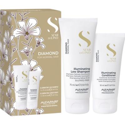 Alfaparf Milano Semi di Lino Diamond Minisize Kit zestaw podróżny dla olśniewającego blasku