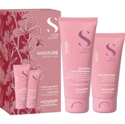 Alfaparf Milano Semi di Lino Moisture Minisize Kit zestaw podróżny intensywnie nawilżający