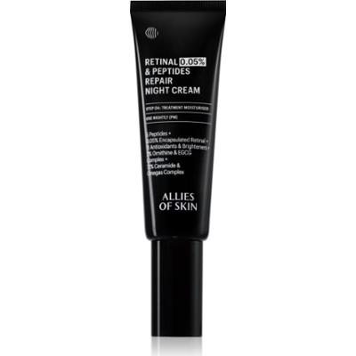 Allies of Skin 0.05% Retinal & Peptides rewitalizujący krem na noc 48 ml