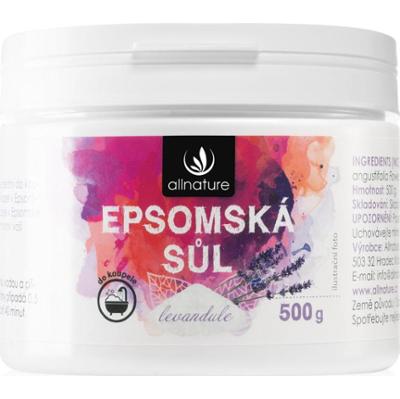 Allnature Epsom salt Lavender sól do kąpieli 500 g