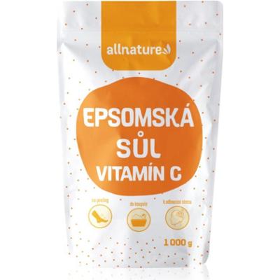 Allnature Epsom salt + vitamín C sól do kąpieli 1000 g