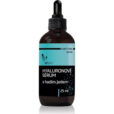 Allnature Allskin Hyaluronic serum with snake venom serum hialuronowe przeciw zmarszczkom 25 ml