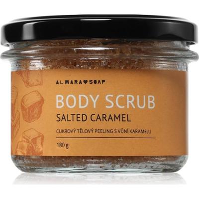 Almara Soap Body Scrub peeling cukrowy do ciała na cellulit z zapachem Salted Caramel 180 g