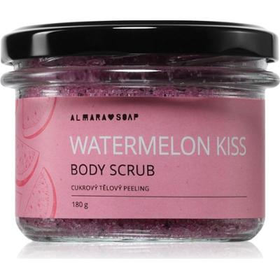 Almara Soap Body Scrub peeling cukrowy do ciała na cellulit z zapachem Watermelon Kiss 180 g