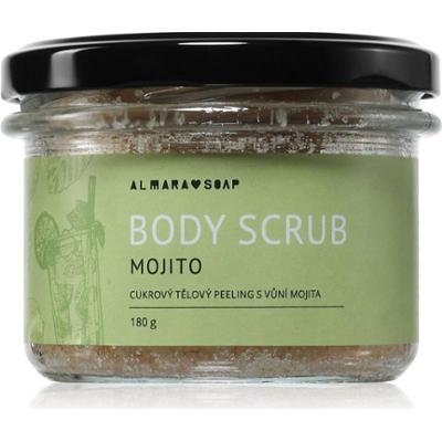 Almara Soap Body Scrub peeling cukrowy do ciała na cellulit z zapachem Mojito 180 g