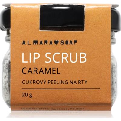 Almara Soap Lip Scrub peeling cukrowy do ust Caramel 20 g