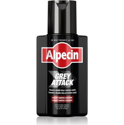 Alpecin Grey Attack szampon z kofeiną przeciw siwieniu włosów dla mężczyzn 200 ml
