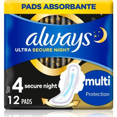 Always Ultra Secure Night podpaski 12 szt.