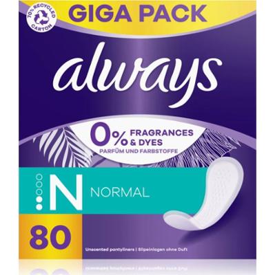 Always Daily Fresh Normal wkładki higieniczne nieperfumowany 80 szt.