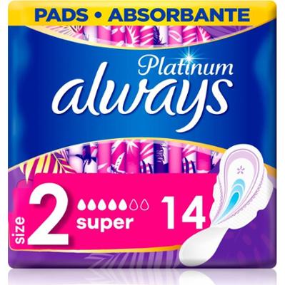 Always Platinum Super Size 2 podpaski 14 szt.