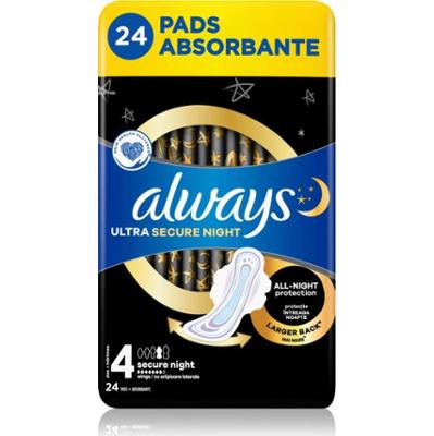 Always Ultra Secure Night podpaski 24 szt.