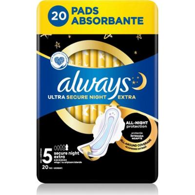 Always Ultra Secure Night Extra podpaski 20 szt.