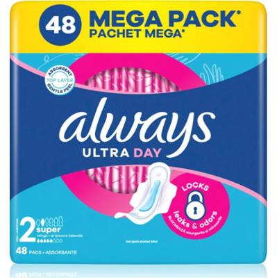 Always Ultra Super Size 2 podpaski ze skrzydełkami 48 szt.