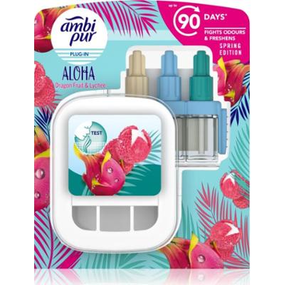 AmbiPur 3volution Aloha elektryczny odświeżacz powietrza z napełnieniem 20 ml