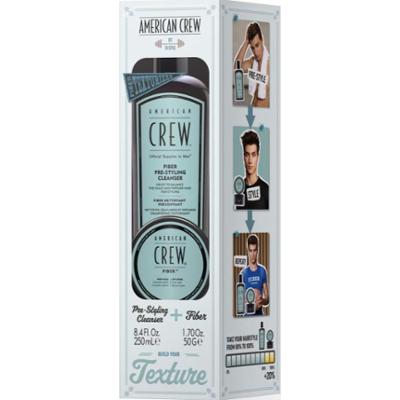 American Crew Fiber Duo - Giftset zestaw upominkowy do włosów dla mężczyzn 1 szt.