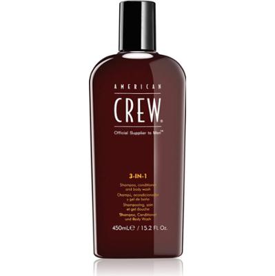 American Crew Hair & Body 3-IN-1 szampon, odżywka do włosów i żel pod prysznic 3w1 dla mężczyzn 450 ml
