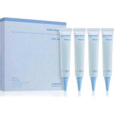 AMOS PROFESSIONAL Pure Smart Peeling peeling do skóry głowy przeciw łupieżowi 4x20 ml
