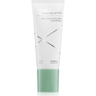 AMOS PROFESSIONAL Green Tea Active Sea Salt Scaling Shampoo szampon przeciw wypadaniu włosów z solą morską 150 ml