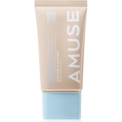 AMUSE Beige Tone-Up 365 Vegan Sunscreen fluid tonujący do opalania do ujednolicenia kolorytu skóry SPF 50+ 40 ml