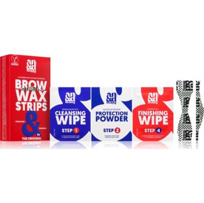 A.N.D. Beauty Wax Strips Brow woskowe paski do depilacji do brwi 8 szt.