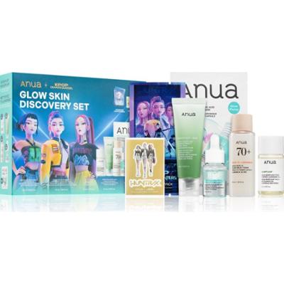 Anua K-Pop Demon Hunters Glow Skin Discovery Set zestaw upominkowy z efektem rozświetlającym