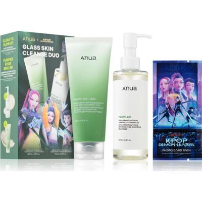Anua K-Pop Demon Hunters Double Cleansing Duo Set zestaw upominkowy głęboko oczyszczające