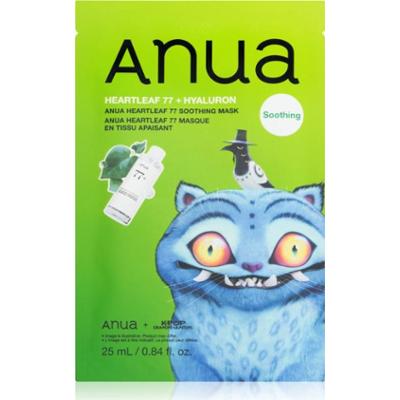 Anua K-Pop Demon Hunters Heartleaf 77% Soothing Mask maska nawilżająca w płacie o działaniu uspokajającym 25 ml