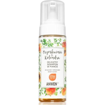 Anwen Peach & Coriander pianka oczyszczająca do suchej i wrażliwej skóry głowy 170 ml