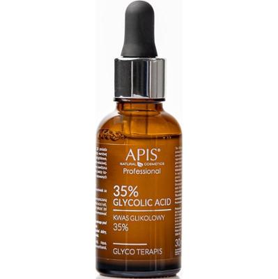 Apis Natural Cosmetics TerApis 35% Glycolic Acid serum wygładzająco-złuszczające regenerująca i odnawiająca skórę 30 ml