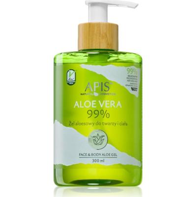 Apis Natural Cosmetics Aloe Vera żel intensywnie nawilżający do twarzy, ciała i włosów 300 ml