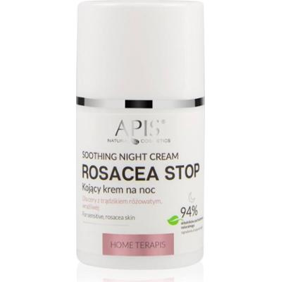 Apis Natural Cosmetics Rosacea-Stop kojący krem na noc do skóry wrażliwej ze skłonnością do przebarwień 50 ml