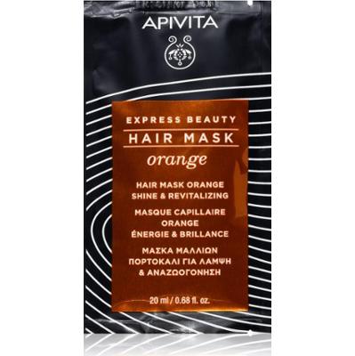 Apivita Express Beauty Hair mask Shine Orange rewitalizująca maseczka do włosów 20 ml
