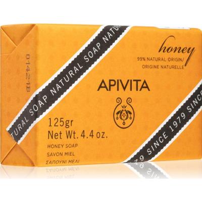 Apivita Natural Soap Honey mydło oczyszczające w kostce 125 g
