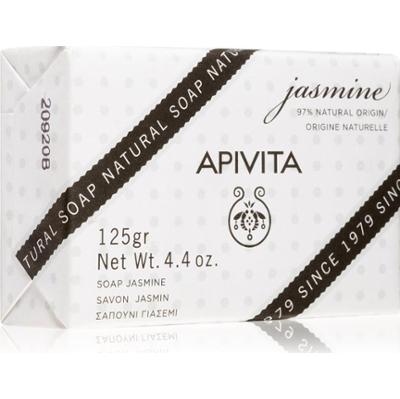Apivita Natural Soap Jasmine mydło oczyszczające w kostce 125 g