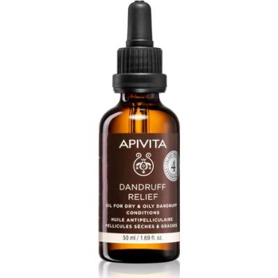 Apivita Dandruff Relief Oil pielęgnacja skóry głowy przeciw tłustemu łupieżowi 50 ml