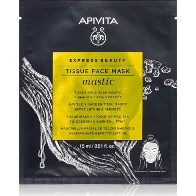 Apivita Express Beauty Lifting Tissue Face Mask Mastic maseczka liftingująca płócienna 15 ml