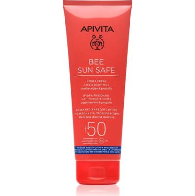 Apivita Bee Sun Safe Hydra Fresh Milk SPF50 mleczko do opalania do twarzy i ciała SPF 50 200 ml