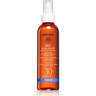 Apivita Bee Sun Safe Satin Touch Oil SPF30 olejek do opalania SPF 30 200 ml