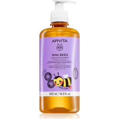 Apivita Mini Bees Gentle Kids Shampoo Blueberry & Honey szampon do włosów cienkich dla dzieci 500 ml